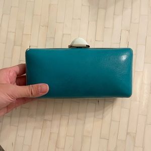 Banana Republic X Trina Turk Turquoise Clutch